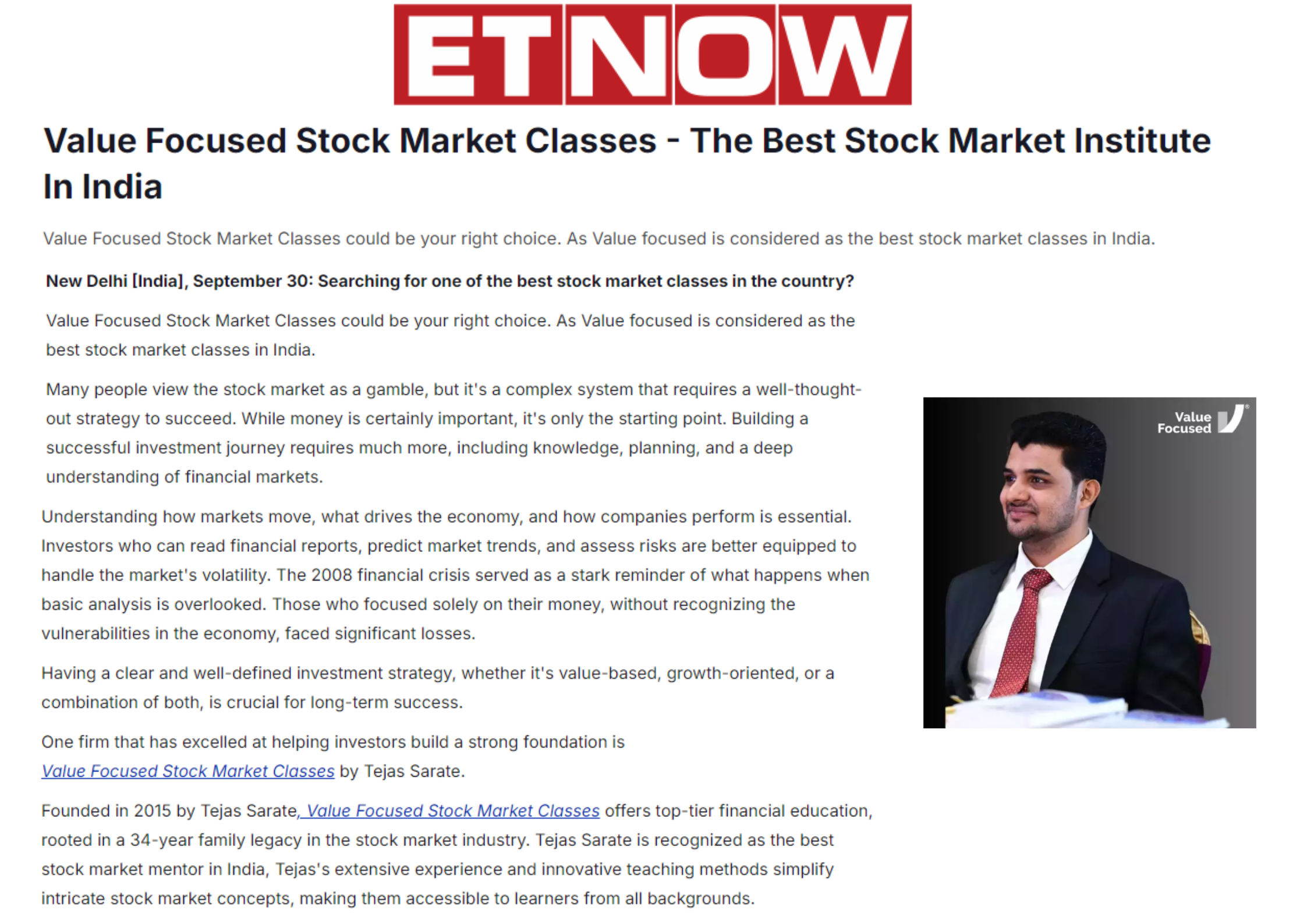Stock Market Course