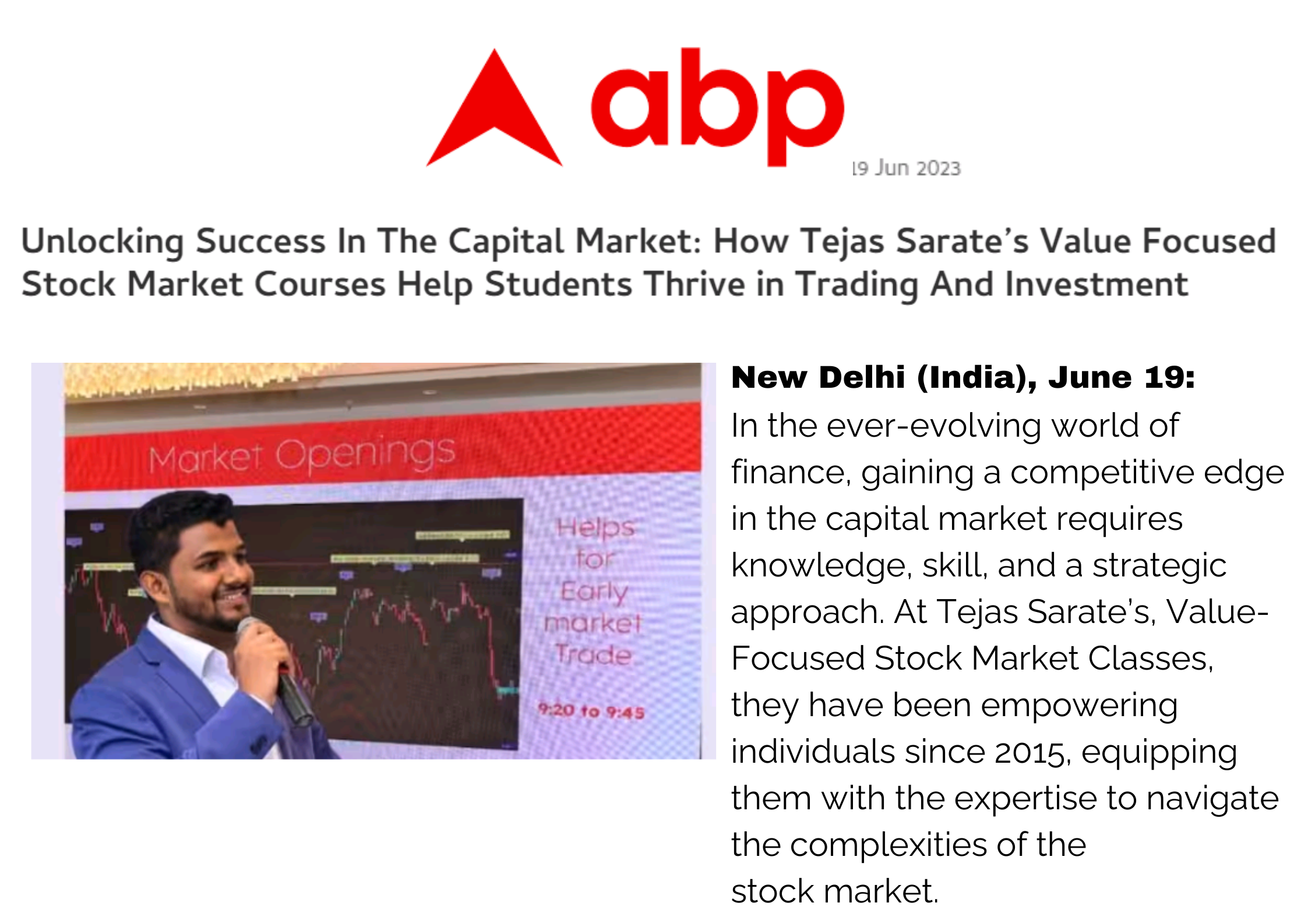 Stock Market Course